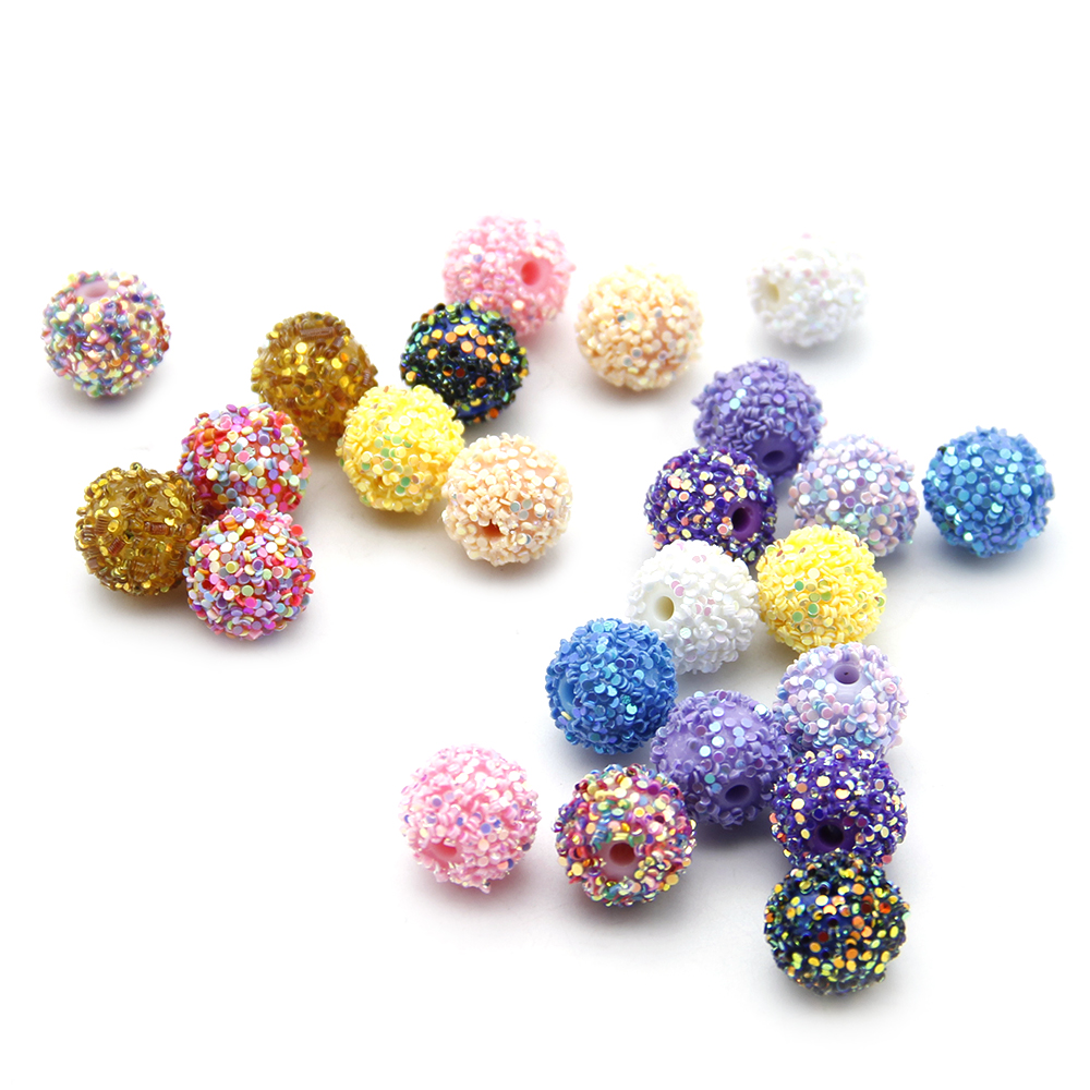 5 قطع/عبوة من الخرز الراتنجي ا - مراجعة Resin Glitter Pack وسعره