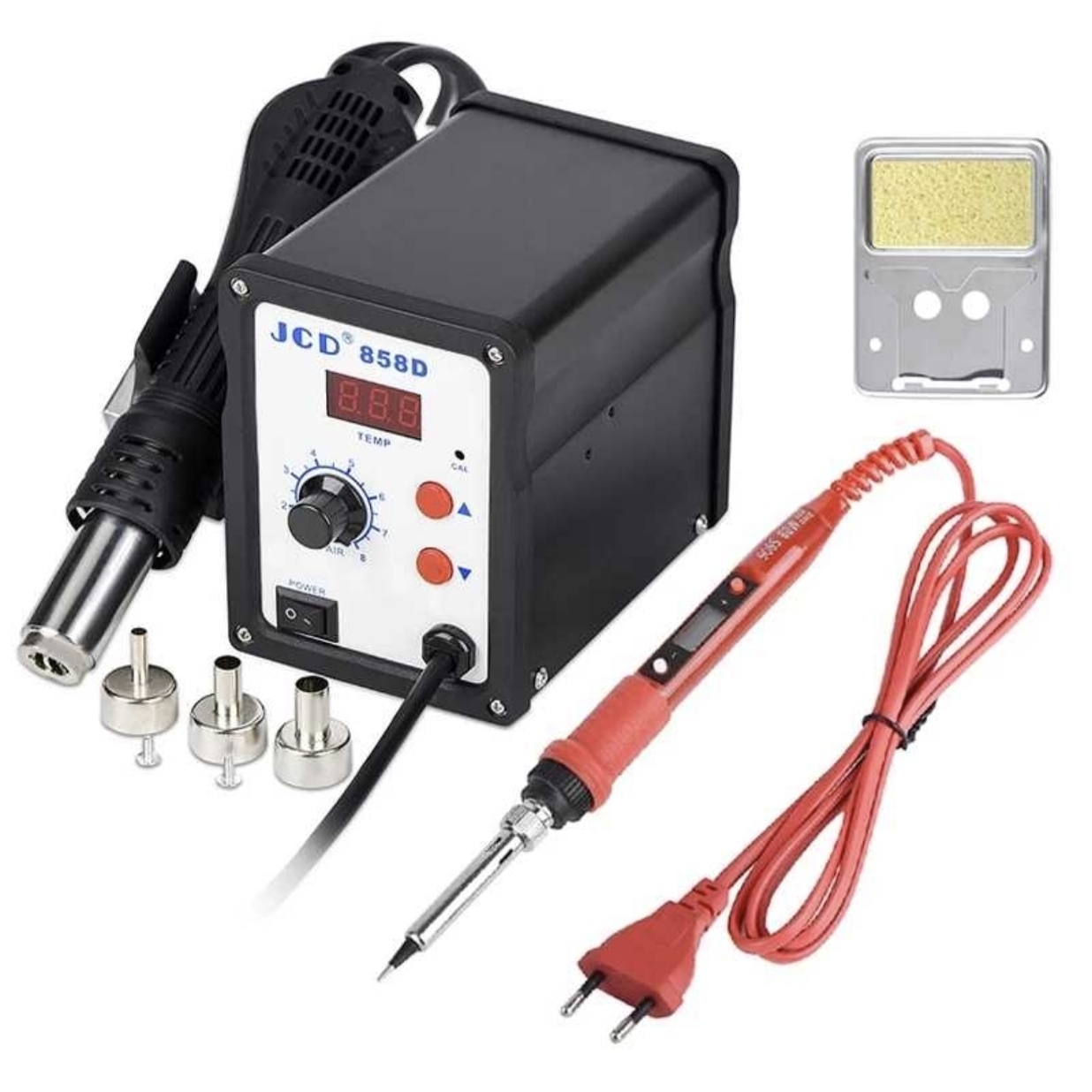 JCD 858D مسدس هواء ساخن 750 وا - مراجعة Heat Gun Small وسعره