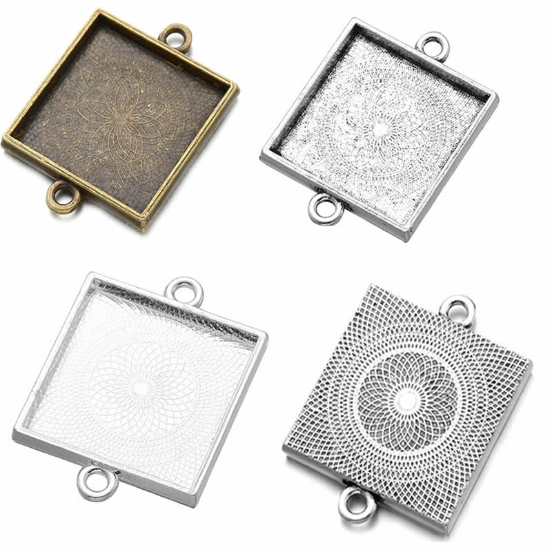 Onebeading صالح 25x25 مللي متر - مراجعة Bezels Set Pendant وسعره