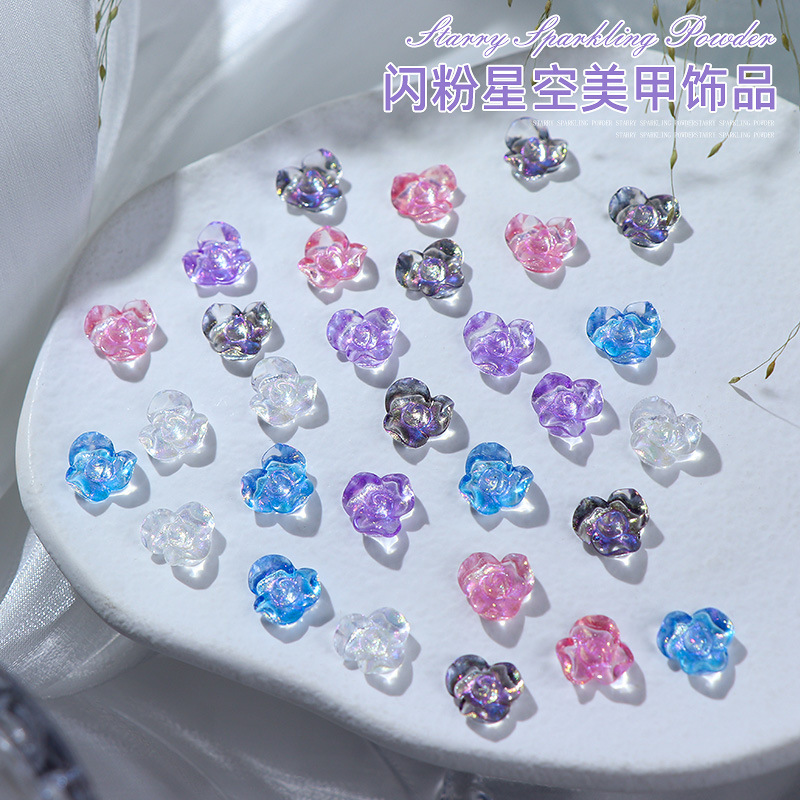 50 قطعة/عبوة، حجم 10x10 ملم، ل - مراجعة Resin Glitter Pack وسعره