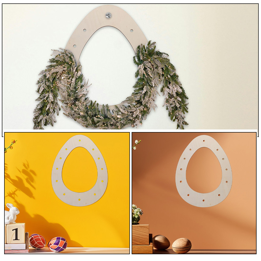 إطار إكليل عيد الفصح، حلقة خشب - مراجعة Wood Ring Blank وسعره
