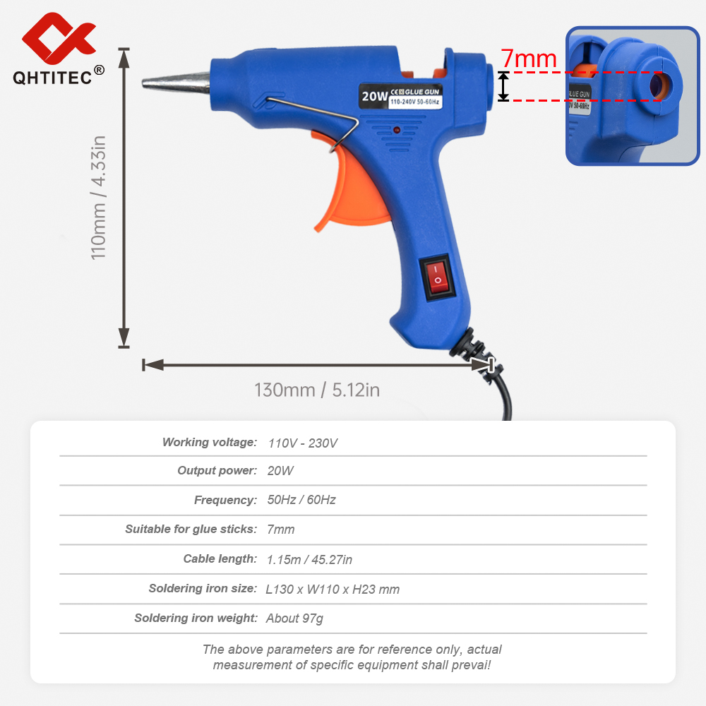 مسدس صمغ ساخن JCD مع عصا غراء  - مراجعة Heat Gun Small وسعره